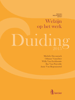 cover image of Duiding Welzijn op het werk--Publieke en private sector